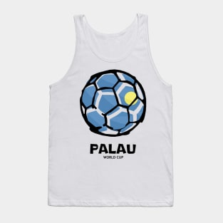 Palau Football Country Flag Tank Top